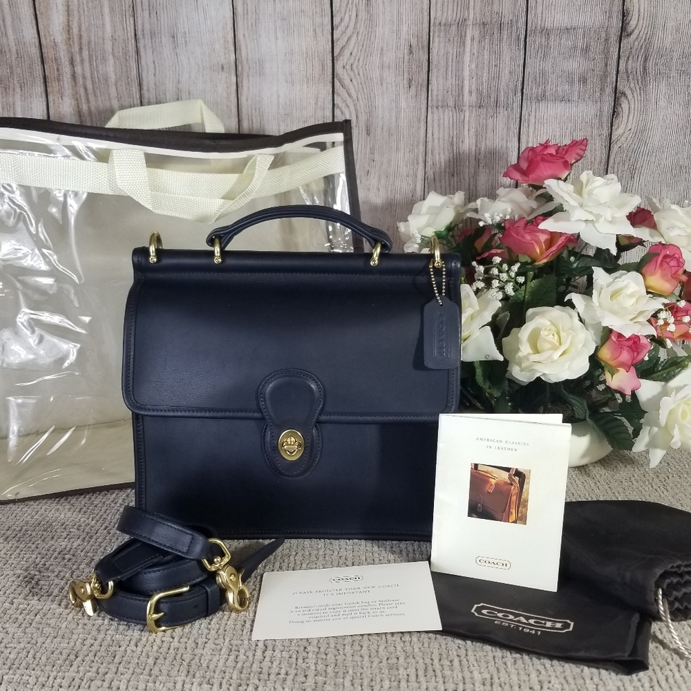 Coach Blue Willis Crossbody # 9927 Vintage Costa Rica